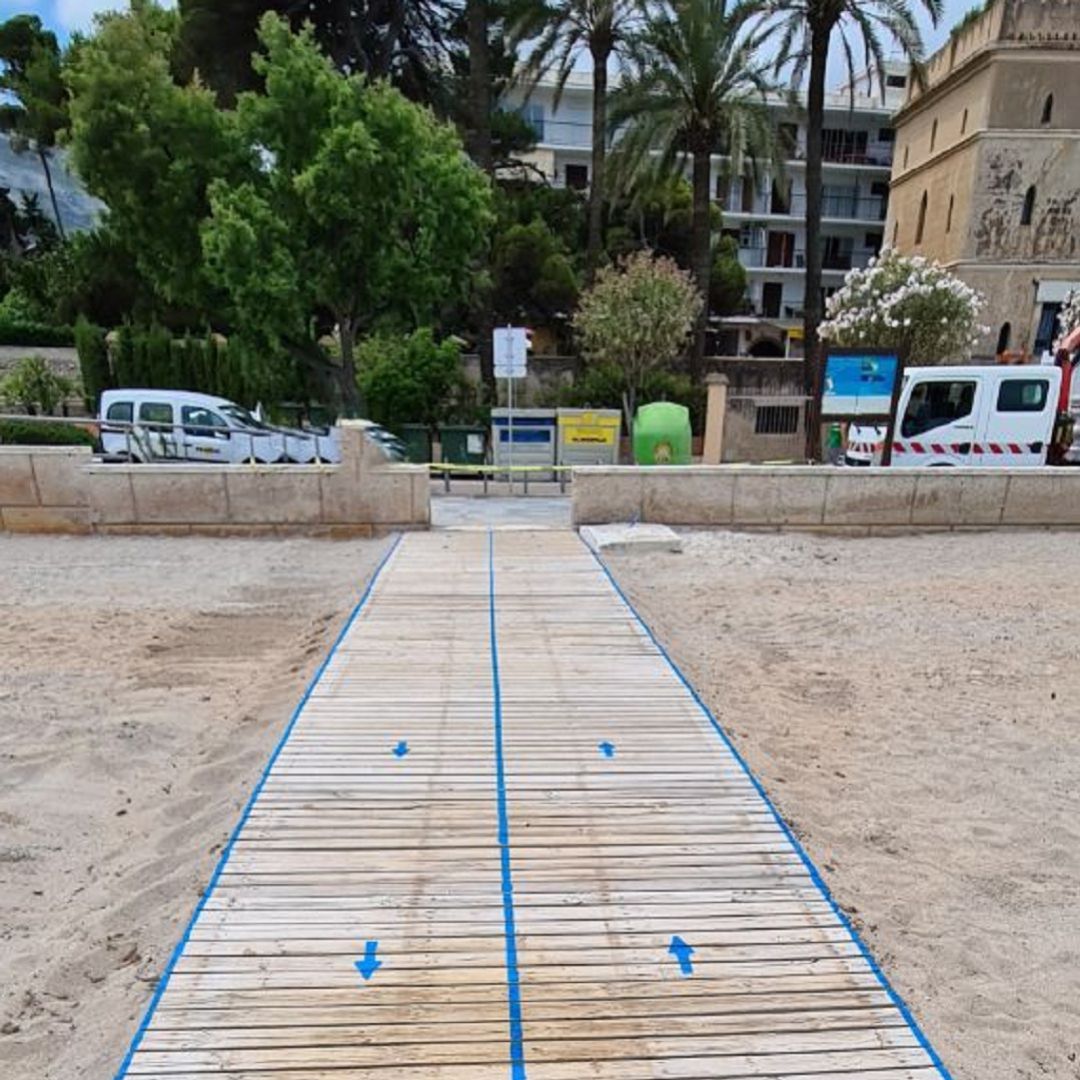 Las playas de Dénia se dividirán en tres franjas con usos diferentes Las playas de Dénia se dividirán en tres franjas con usos diferentes