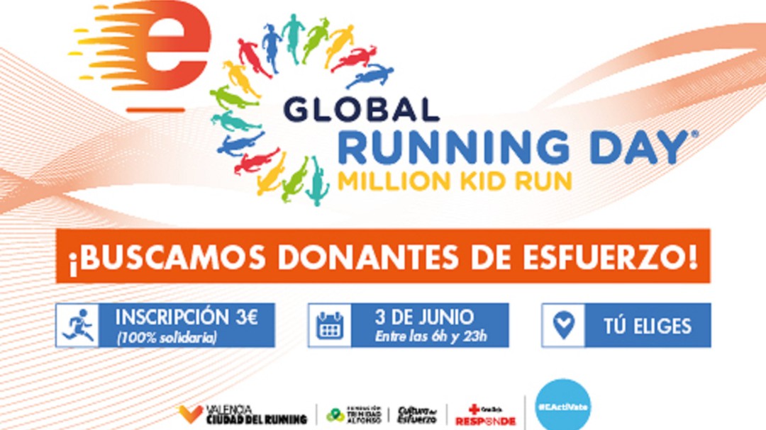 El 3 de junio, cita solidaria con el e-Global Running Day