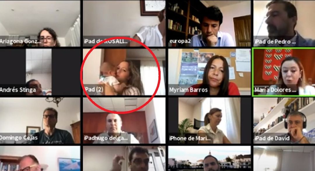 La consejera socialista Carmen Guadalupe es madre de una bebé de cuatro meses La consejera socialista Carmen Guadalupe es madre de una bebé de cuatro meses