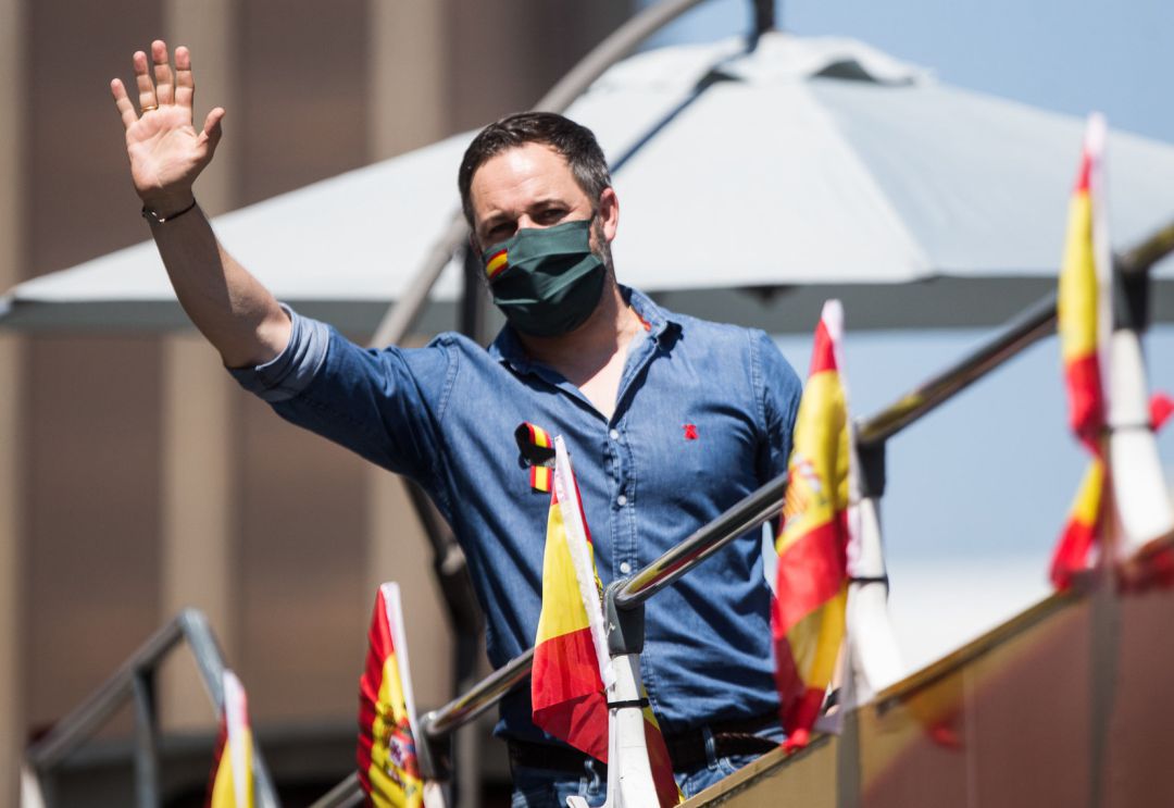 El presidente de Vox, Santiago Abascal El presidente de Vox, Santiago Abascal