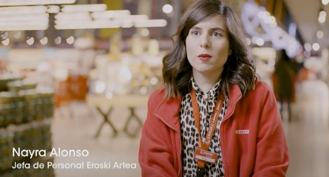 Imagen del vídeo de Eroski que relata las experiencias del Covid-19 Imagen del vídeo de Eroski que relata las experiencias del Covid-19