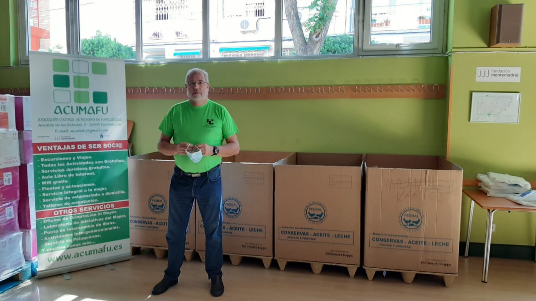 ACUMAFU se convierte en punto de recogida del Banco de Alimentos en Fuenlabrada
