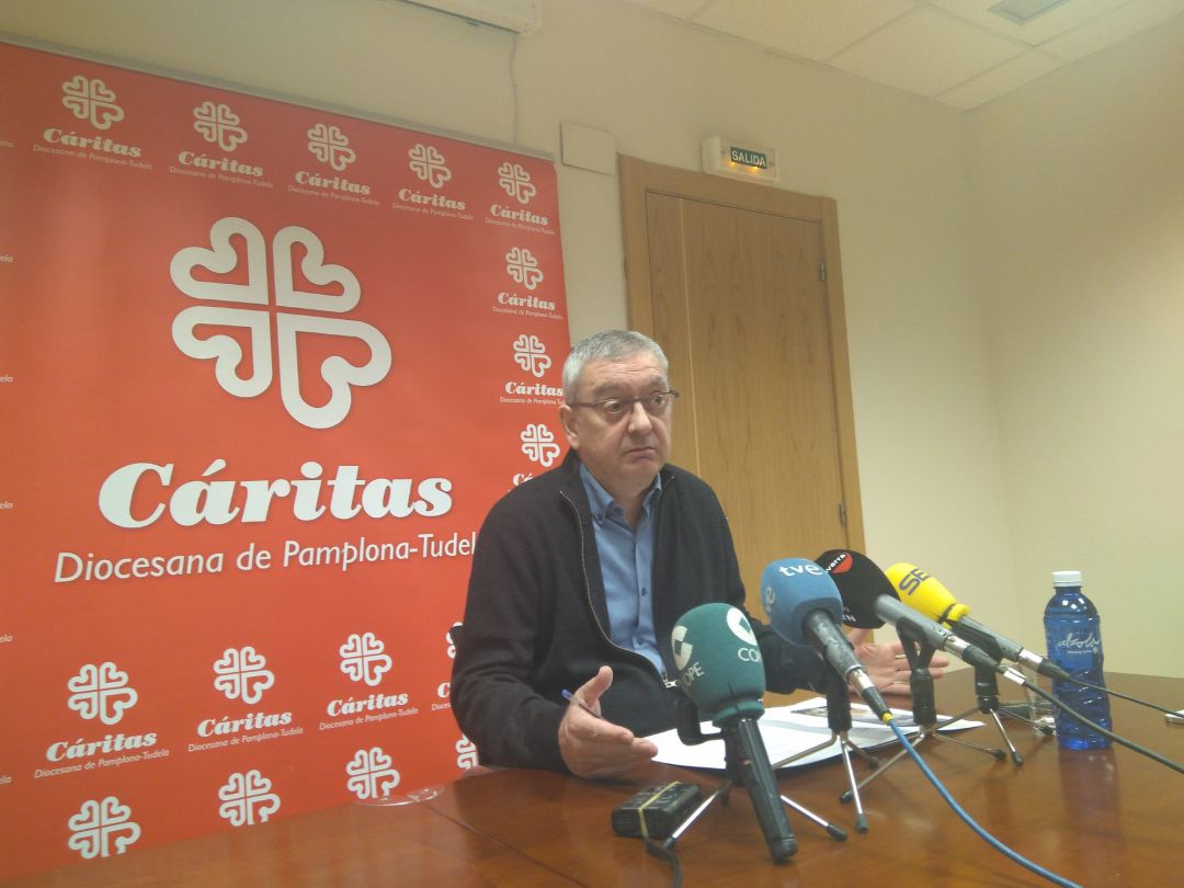 Ángel Iriarte, presidente de Cáritas Ángel Iriarte, presidente de Cáritas