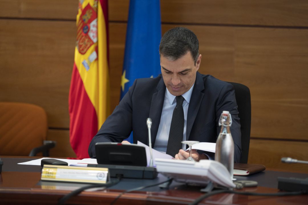 El presidente del Gobierno, Pedro Sánchez, preside el Consejo de Ministros. El presidente del Gobierno, Pedro Sánchez, preside el Consejo de Ministros.