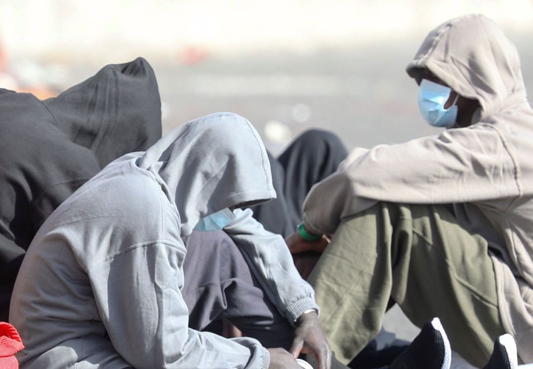 Desembarco de un grupo de personas migrantes en Gran Canaria Desembarco de un grupo de personas migrantes en Gran Canaria
