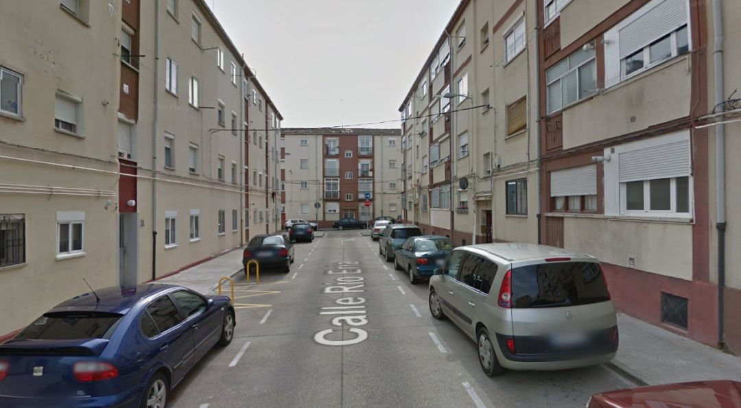 Calle Río Eria, donde ha tenido lugar el incidente Calle Río Eria, donde ha tenido lugar el incidente