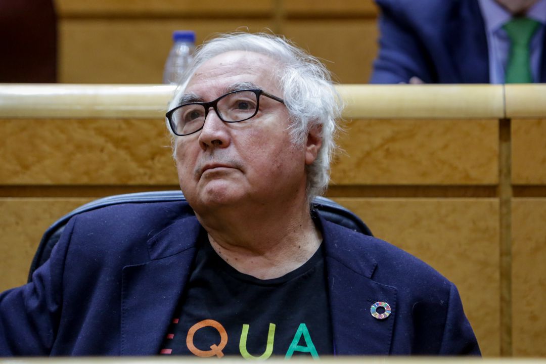 El ministro de Universidades, Manuel Castells, en el Senado. El ministro de Universidades, Manuel Castells, en el Senado.