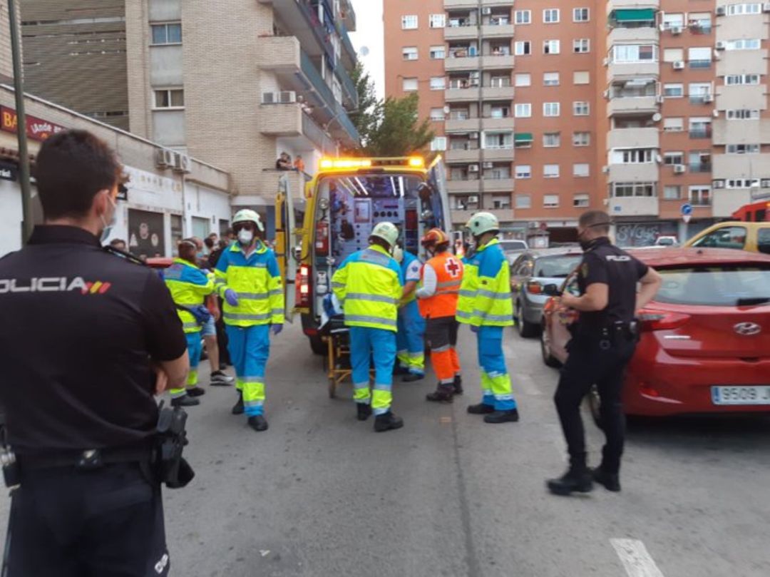 Servicios de emergencias en el accidente de Móstoles Servicios de emergencias en el accidente de Móstoles