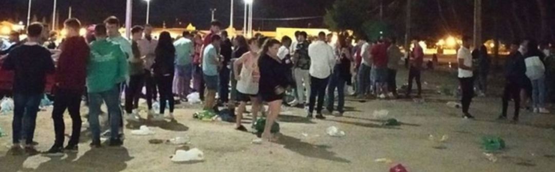 Imágenes del botellón celebrado en la madrugada del 31 de mayo en Tomelloso Imágenes del botellón celebrado en la madrugada del 31 de mayo en Tomelloso