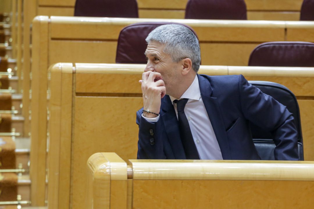 El ministro del Interior, Fernando Grande-Marlaska,
EUROPA PRESS R.Rubio. El ministro del Interior, Fernando Grande-Marlaska,
EUROPA PRESS R.Rubio.