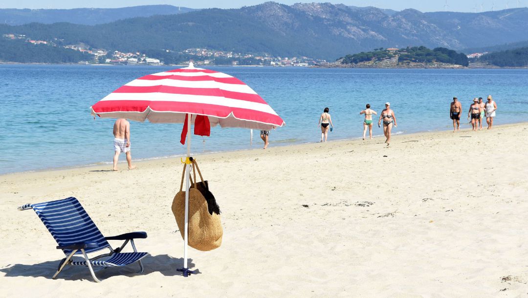 Imagen de una playa. Imagen de una playa.