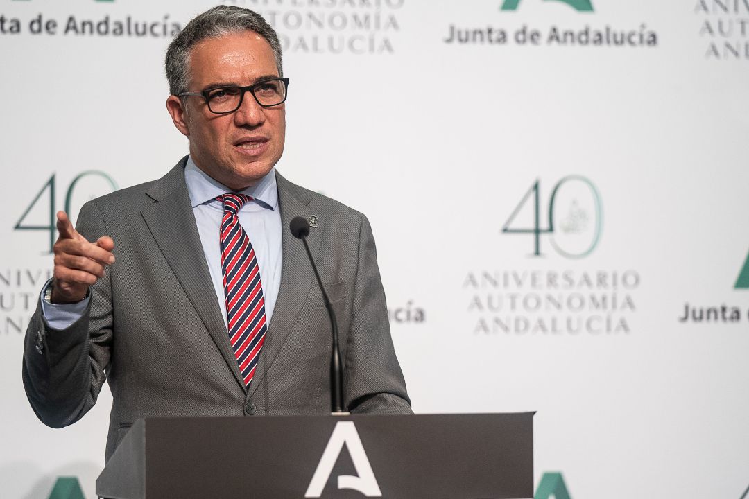 Elías Bendodo, consejero de Presidencia y portavoz del gobierno andaluz Elías Bendodo, consejero de Presidencia y portavoz del gobierno andaluz
