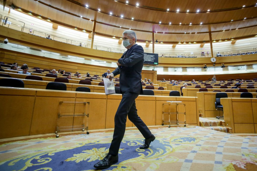 El ministro del Interior, Fernando Grande-Marlaska El ministro del Interior, Fernando Grande-Marlaska