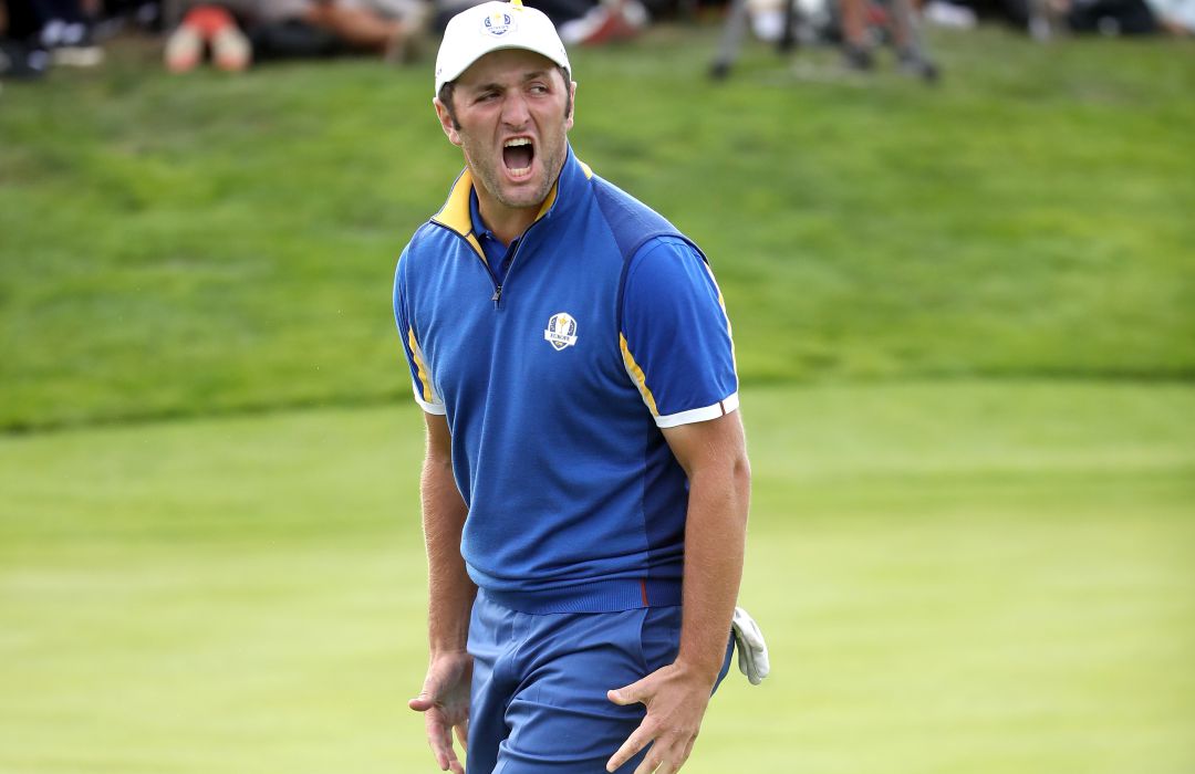 Jon Rahm, en un partido de la Ryder Cup 2018. Jon Rahm, en un partido de la Ryder Cup 2018.