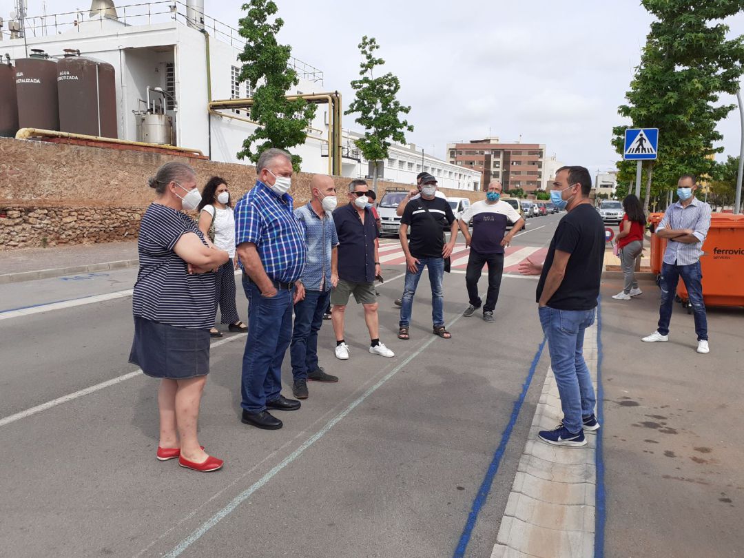 Reunión del concejal de economía, Xus Madrigal, con los comerciantes Reunión del concejal de economía, Xus Madrigal, con los comerciantes