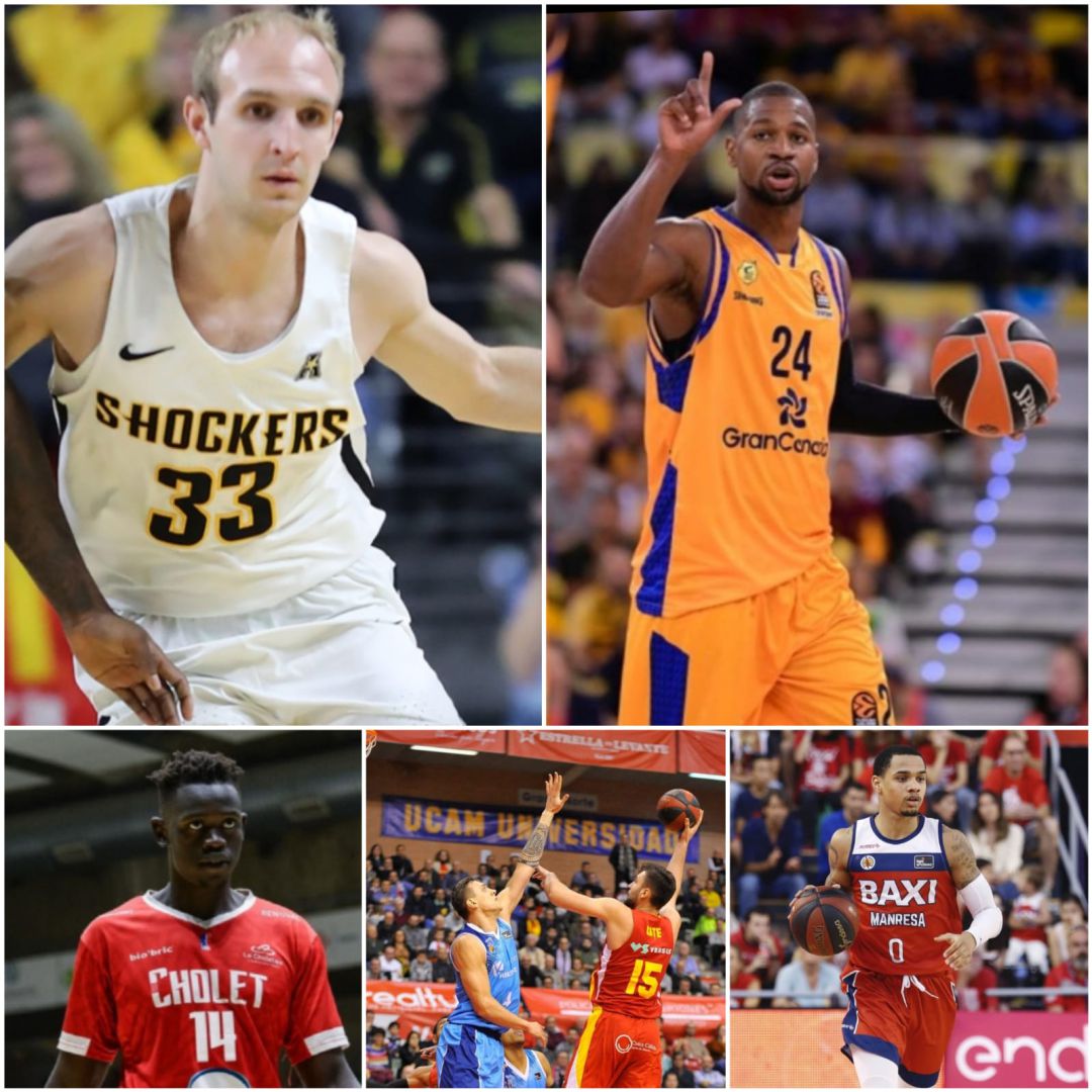 Conner Frankamp y DJ Strawberry (arriba), Peter Jok, Emanuel Cate y Jordan Davis (abajo) Conner Frankamp y DJ Strawberry (arriba), Peter Jok, Emanuel Cate y Jordan Davis (abajo)