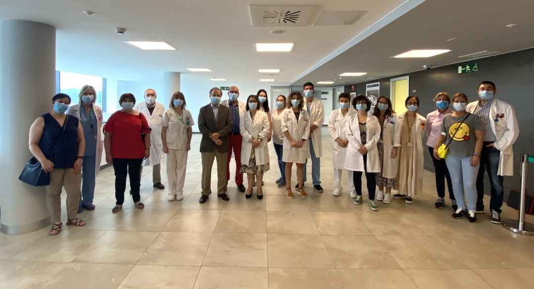 El equipo de la Oficina de Trasplantes del CHUO El equipo de la Oficina de Trasplantes del CHUO