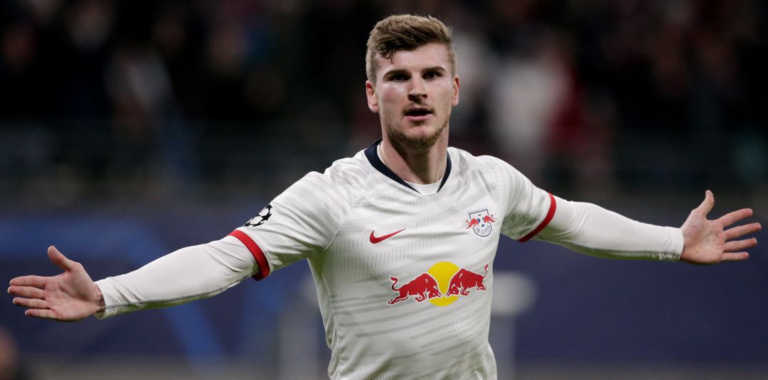 Timo Werner celebra un gol con el RB Leipzig Timo Werner celebra un gol con el RB Leipzig