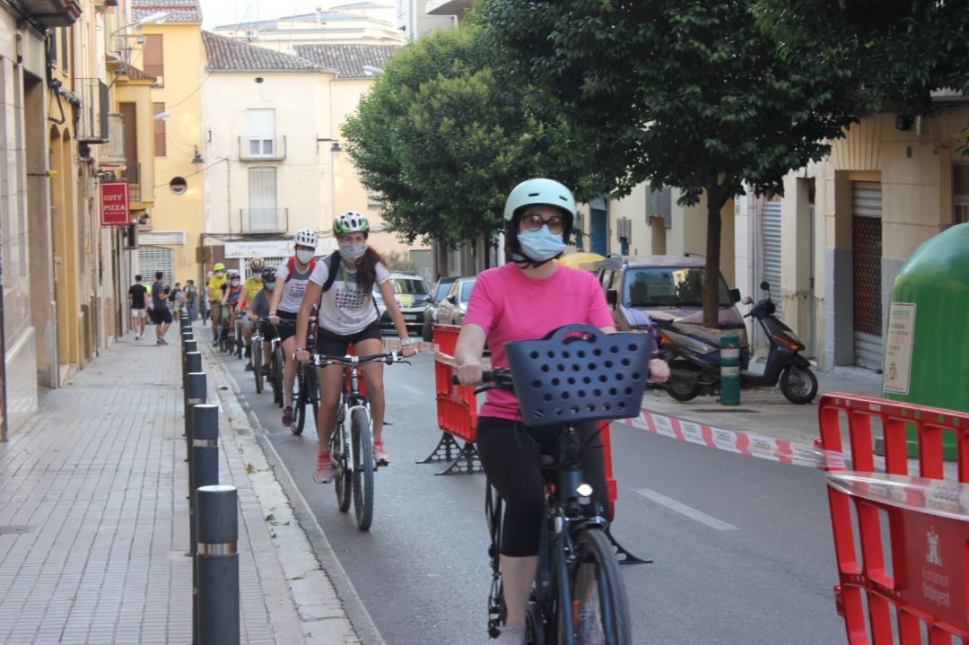 Imatge de la marxa ciclista Imatge de la marxa ciclista