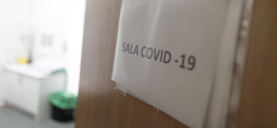 Sala Covid-19 de un consultorio médico local ubicado en Torrejón de Velasco Sala Covid-19 de un consultorio médico local ubicado en Torrejón de Velasco
