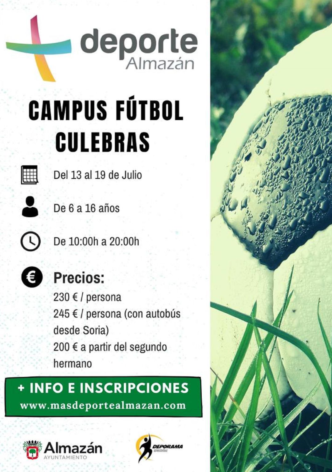 Campus de fútbol Culebras en Almazán. Campus de fútbol Culebras en Almazán.