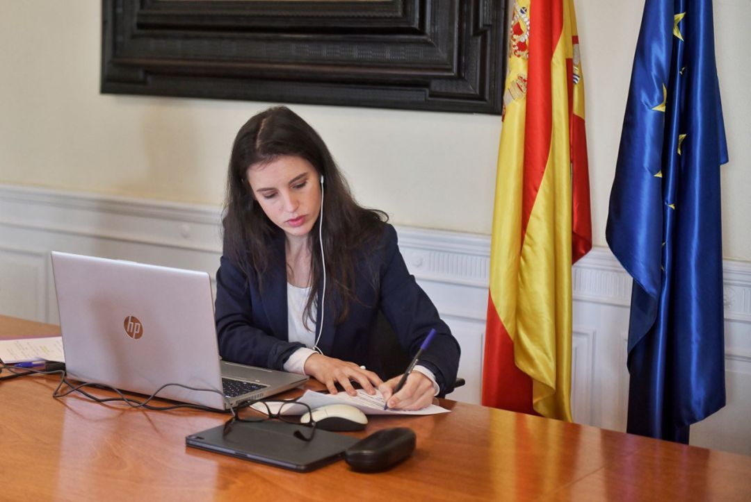 La ministra de Igualdad, Irene Montero La ministra de Igualdad, Irene Montero