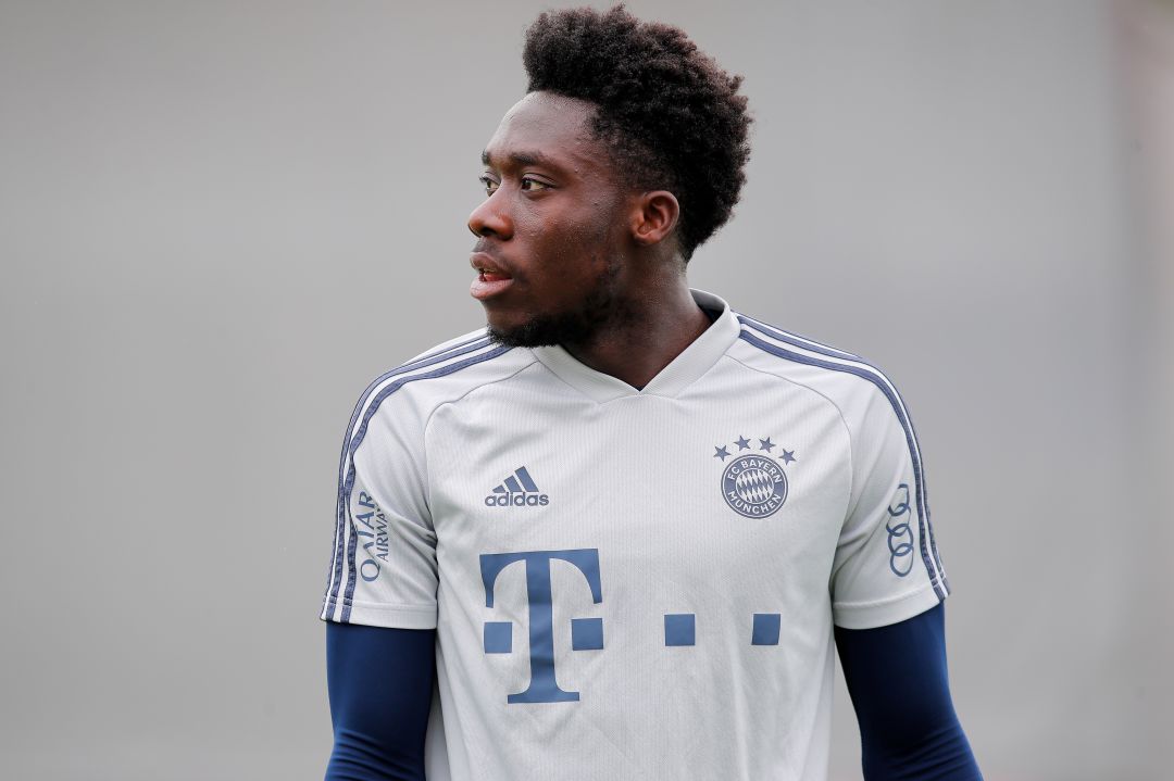 Alphonso Davies, jugador del Bayern de Múnich Alphonso Davies, jugador del Bayern de Múnich