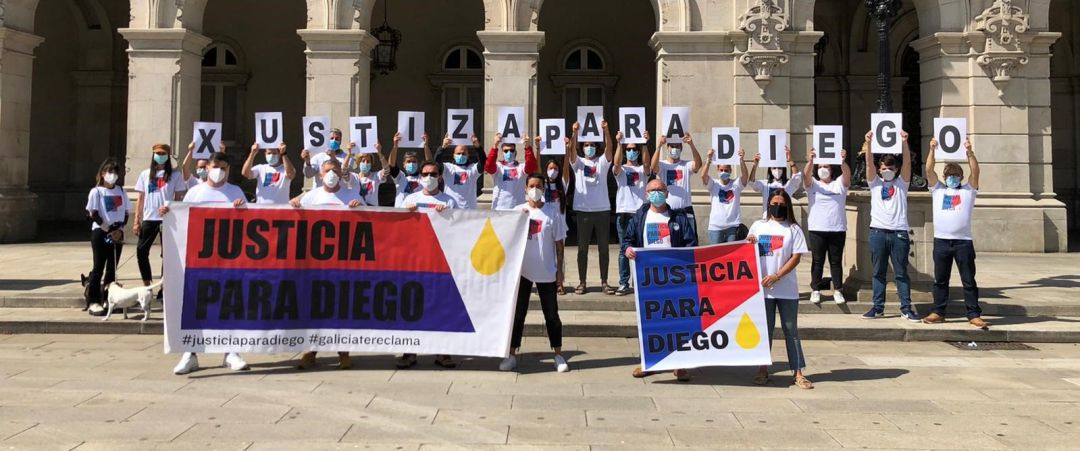 Concentración para reclamar justicia para Diego Bello Concentración para reclamar justicia para Diego Bello