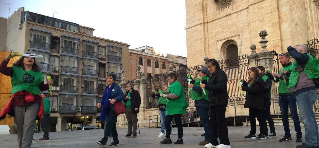 Uno de los actos realizados por la Plataforma de Afectados por la Hipoteca, previos a la crisis del coronavirus. Uno de los actos realizados por la Plataforma de Afectados por la Hipoteca, previos a la crisis del coronavirus.