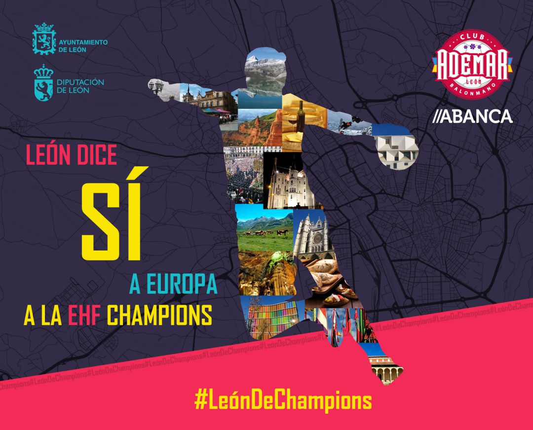 El Ademar lanza su campaña de promoción para soñar con la Liga de Campeones El Ademar lanza su campaña de promoción para soñar con la Liga de Campeones