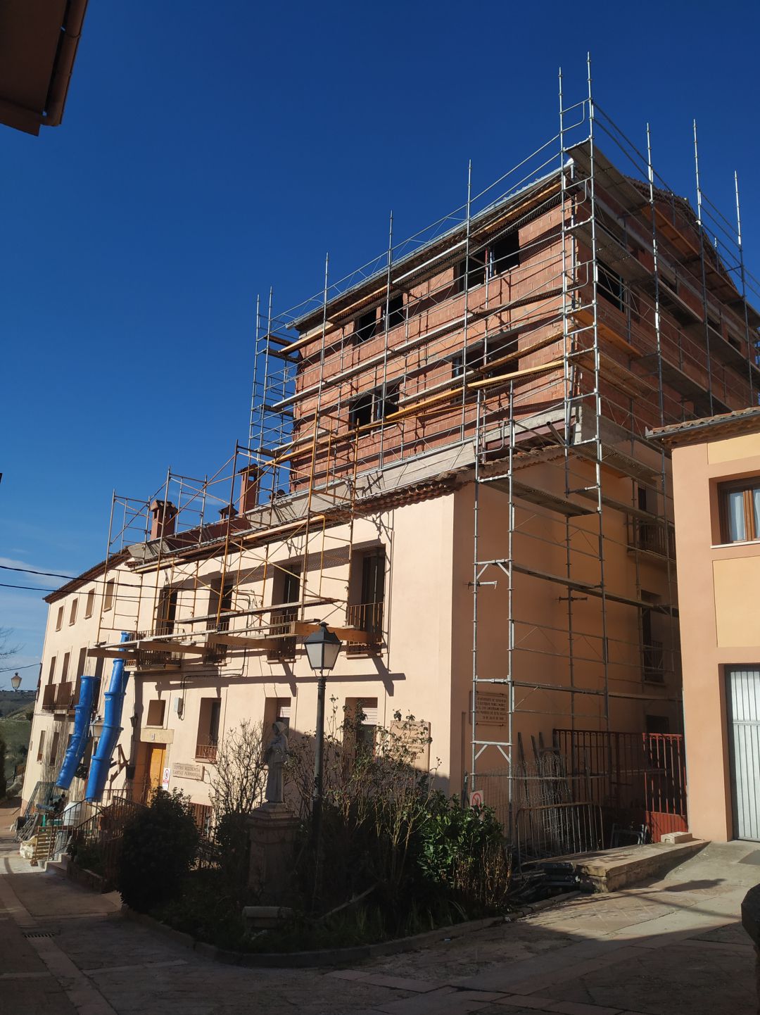 Obras en la residencia de ancianos de Sepúlveda Obras en la residencia de ancianos de Sepúlveda