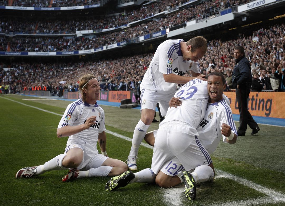 Guti, Robben, Sneijder y Marcelo Guti, Robben, Sneijder y Marcelo