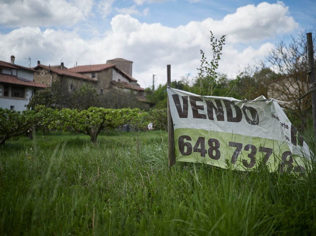 Imagen del pueblo de Ezcabarte en Navarra. Imagen del pueblo de Ezcabarte en Navarra.