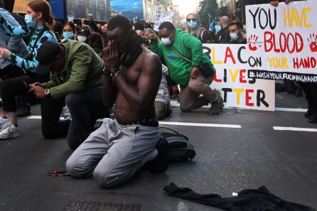 Manifestación contra el racismo en Australia. Manifestación contra el racismo en Australia.