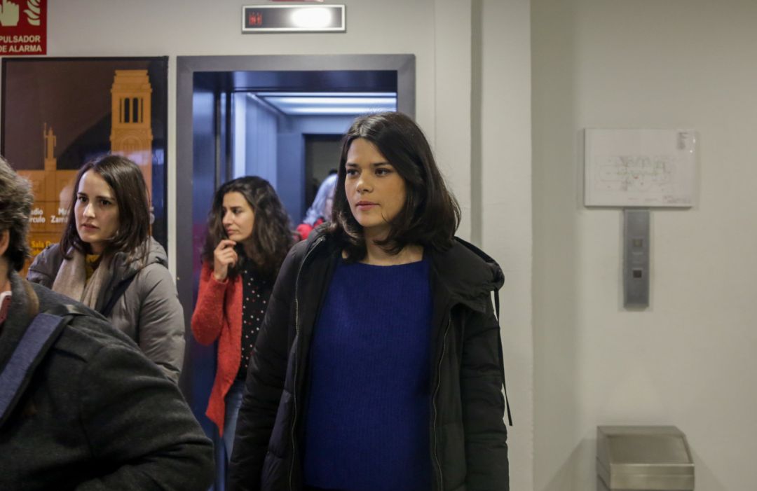 La portavoz de Unidas Podemos en la Asamblea de Madrid, Isa Serra, a su llegada a la reunión del Consejo Ciudadano Estatal (CCE) del partido el pasado mes de enero. La portavoz de Unidas Podemos en la Asamblea de Madrid, Isa Serra, a su llegada a la reunión del Consejo Ciudadano Estatal (CCE) del partido el pasado mes de enero.