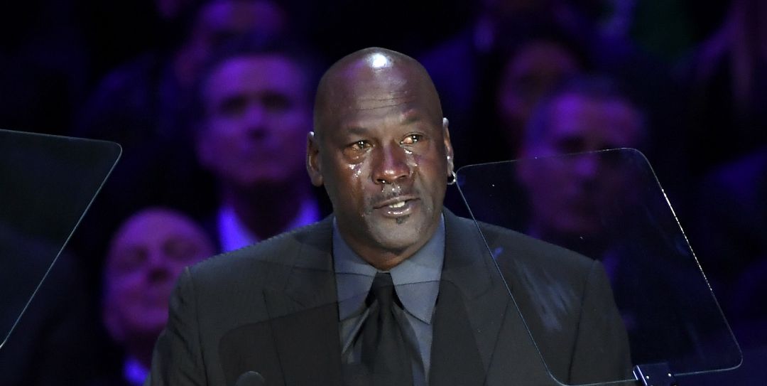 Michael Jordan, durante el funeral de Kobe Bryant en el Staples Center Michael Jordan, durante el funeral de Kobe Bryant en el Staples Center