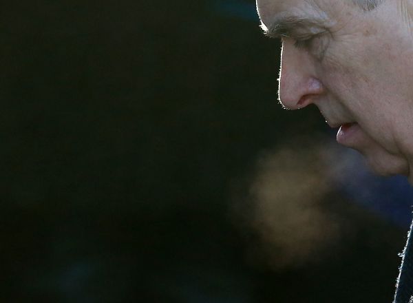 El príncipe Andrés el pasado mes de enero