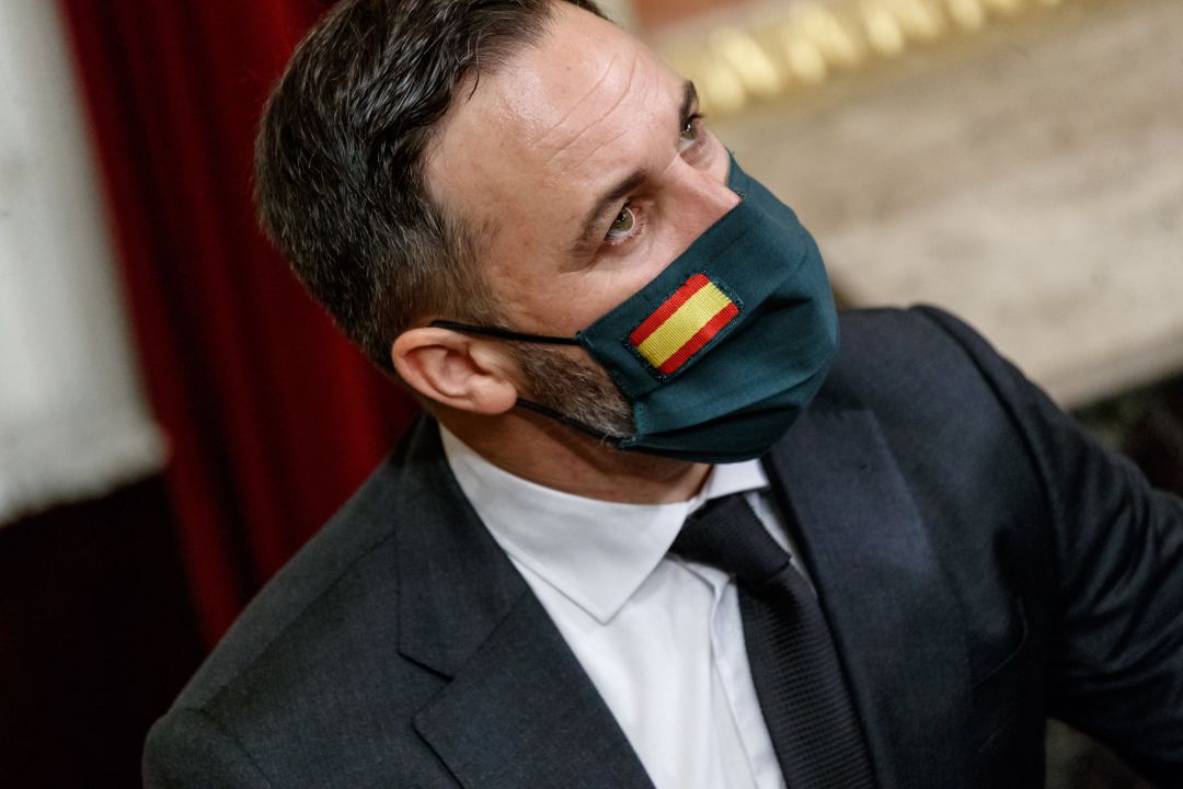 El presidente de VOX, Santiago Abascal El presidente de VOX, Santiago Abascal