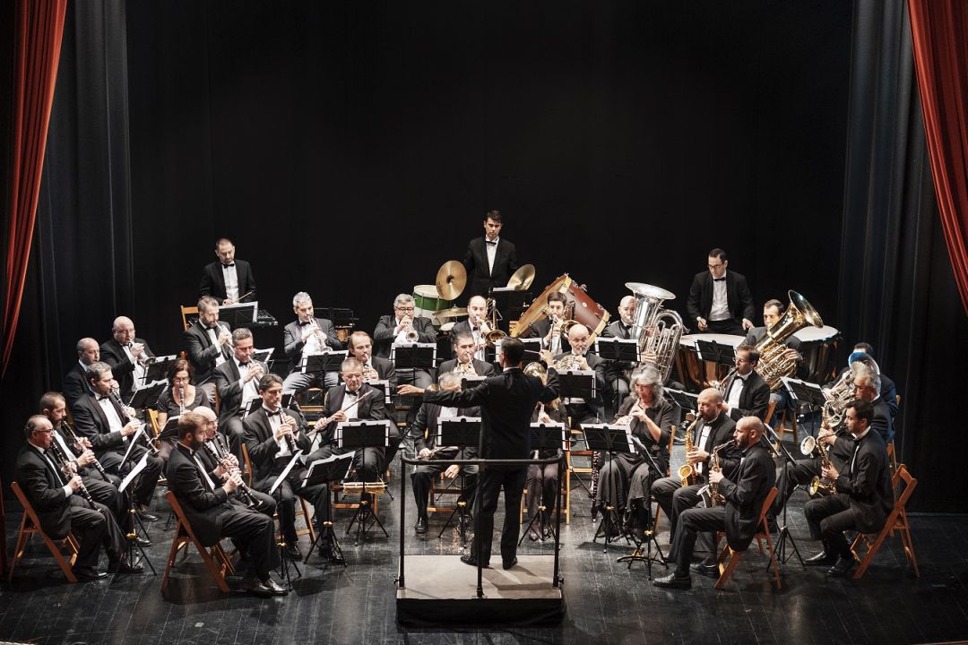 La Banda Sinfónica Municipal de Sevilla en plena actuación La Banda Sinfónica Municipal de Sevilla en plena actuación