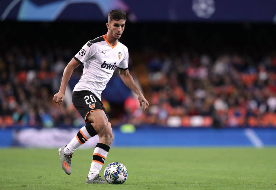 Ferran Torres, durante un encuentro en Mestalla. Ferran Torres, durante un encuentro en Mestalla.