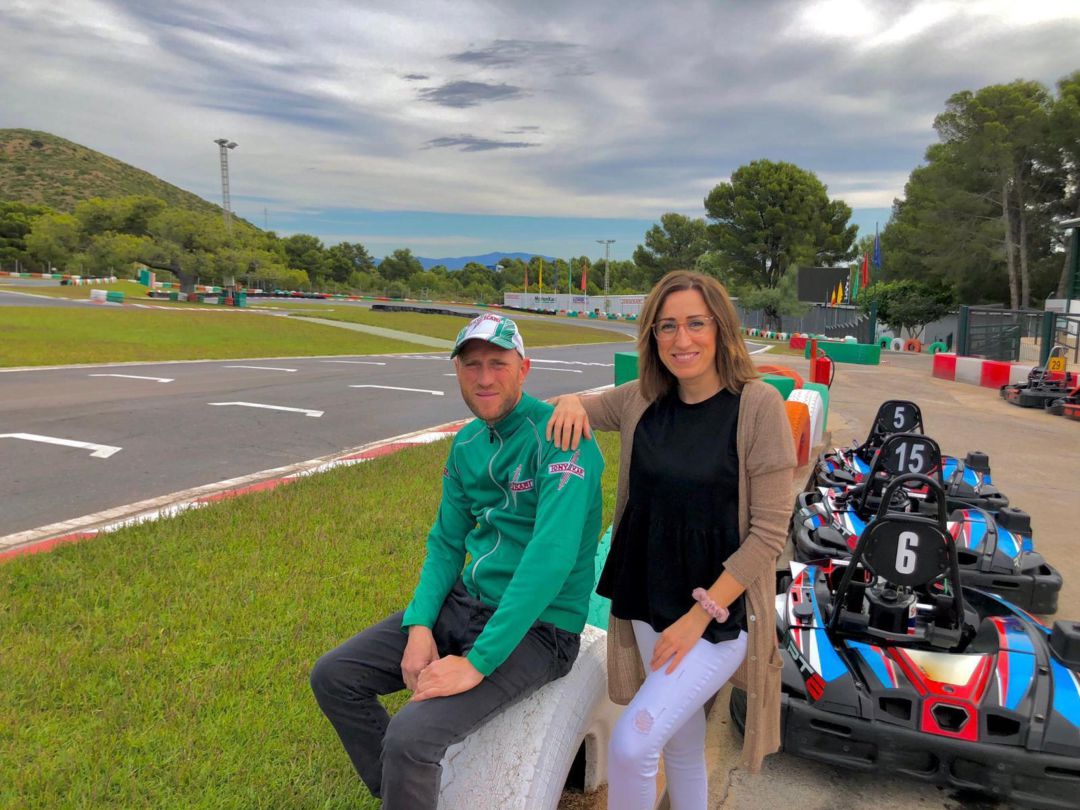 Patricia y Miguel Falcó, en el circuito Patricia y Miguel Falcó, en el circuito