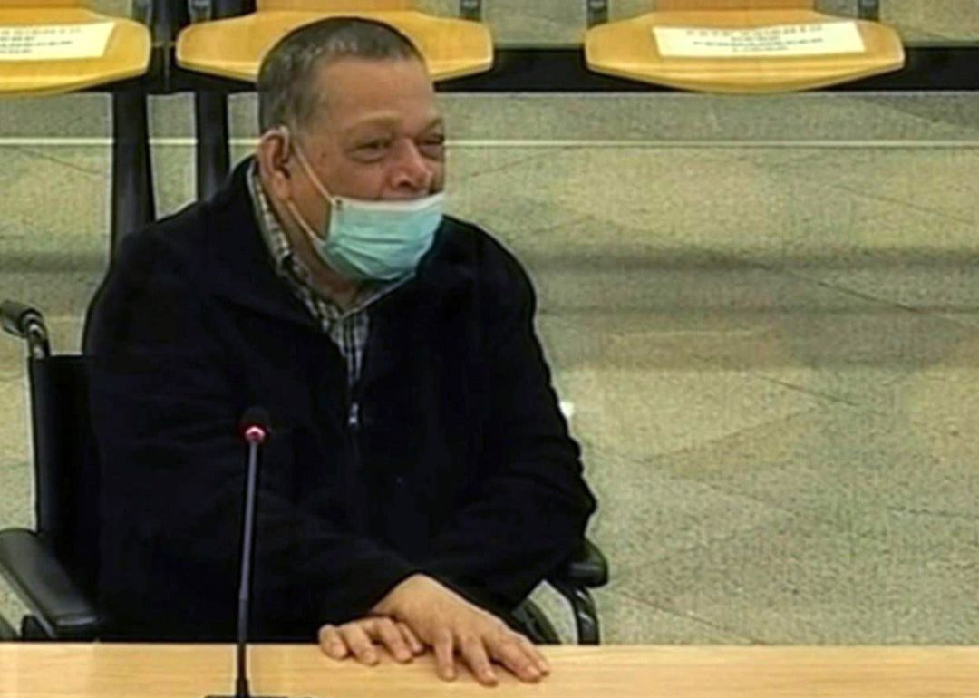 Captura de televisión del excoronel y exviceministro de Defensa salvadoreño Inocente Montano que se ha desvinculado por completo de la matanza de los cinco jesuitas españoles en 1989 Captura de televisión del excoronel y exviceministro de Defensa salvadoreño Inocente Montano que se ha desvinculado por completo de la matanza de los cinco jesuitas españoles en 1989