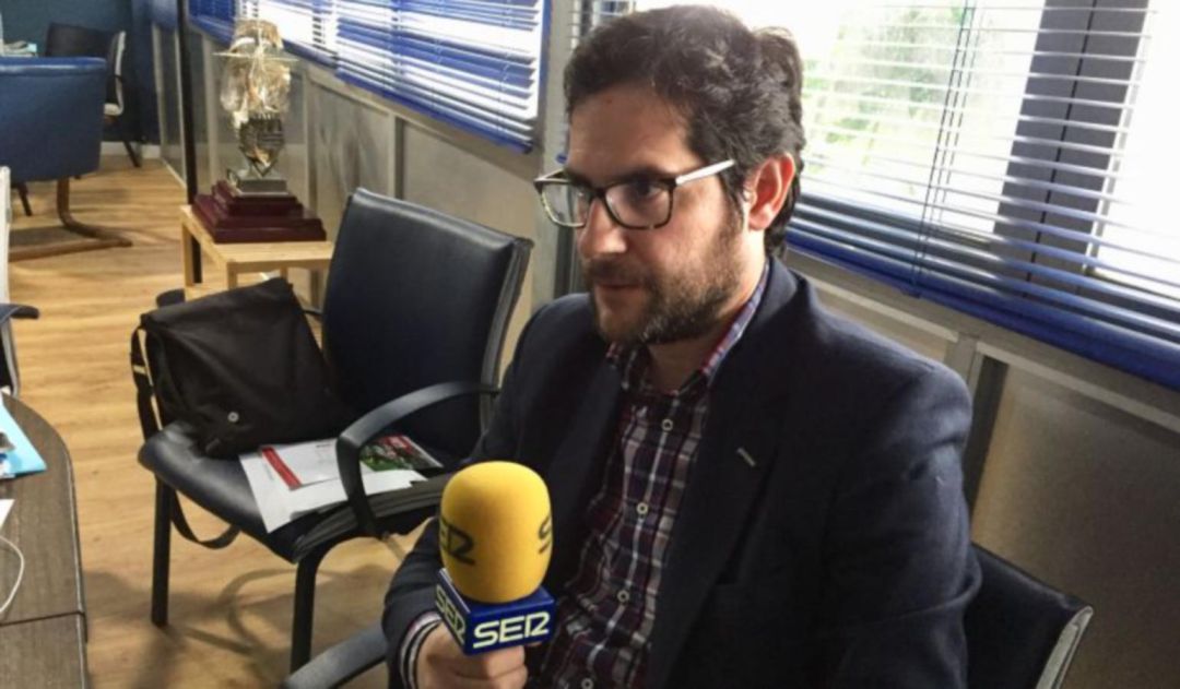 Carlos Hita, durante una entrevista con la SER. Carlos Hita, durante una entrevista con la SER.