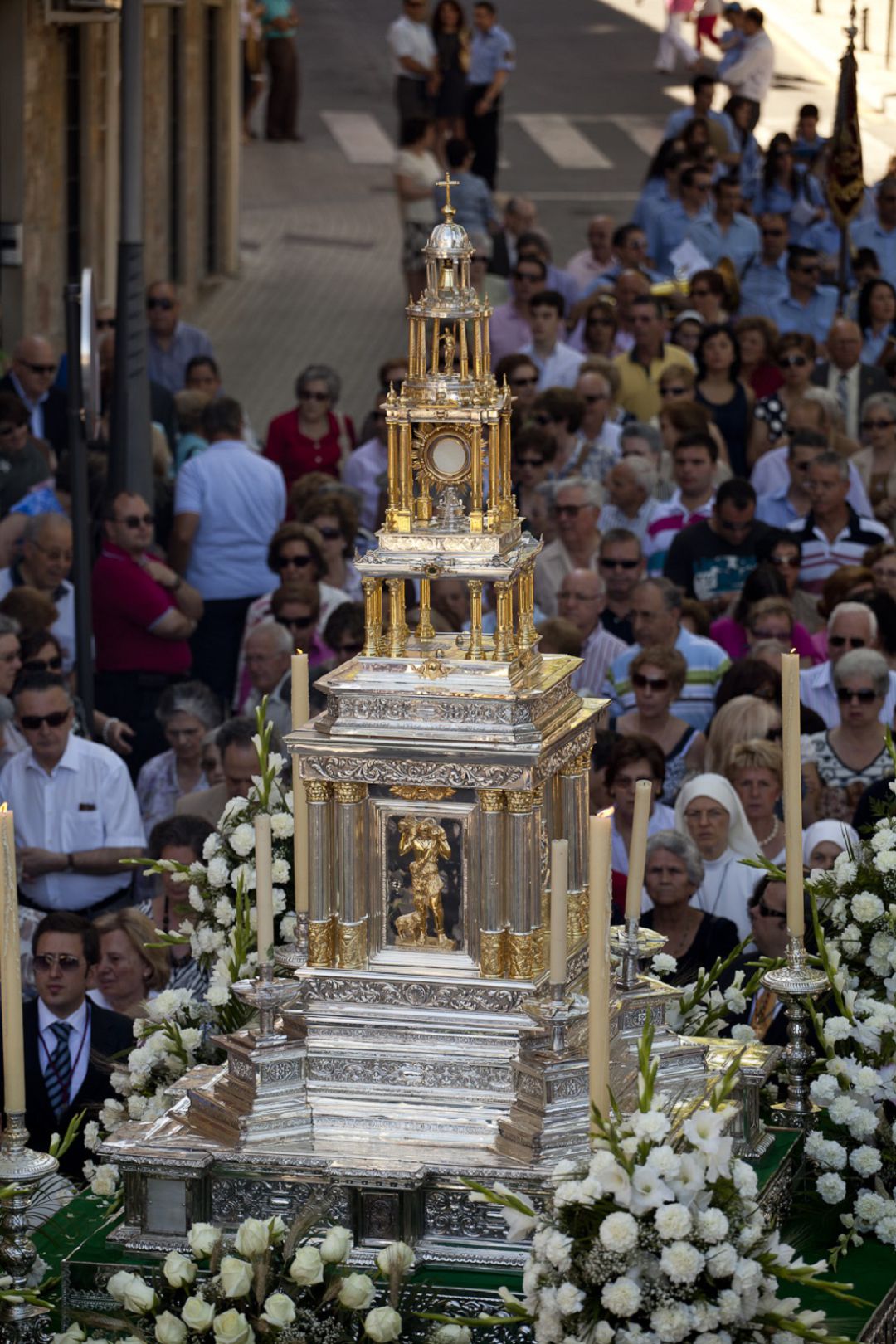 Procesión del Corpus Christi en una edición anterior. Procesión del Corpus Christi en una edición anterior.
