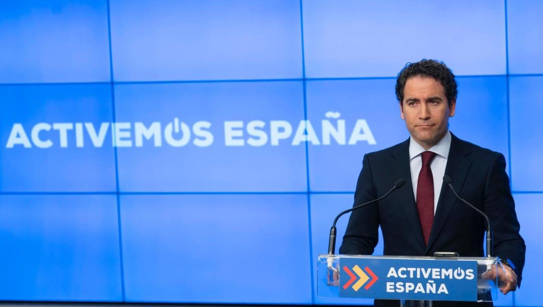 El secretario general del PP, Teodoro García Egea, ofrece una rueda de prensa por vía telemática en la sede nacional del PP El secretario general del PP, Teodoro García Egea, ofrece una rueda de prensa por vía telemática en la sede nacional del PP