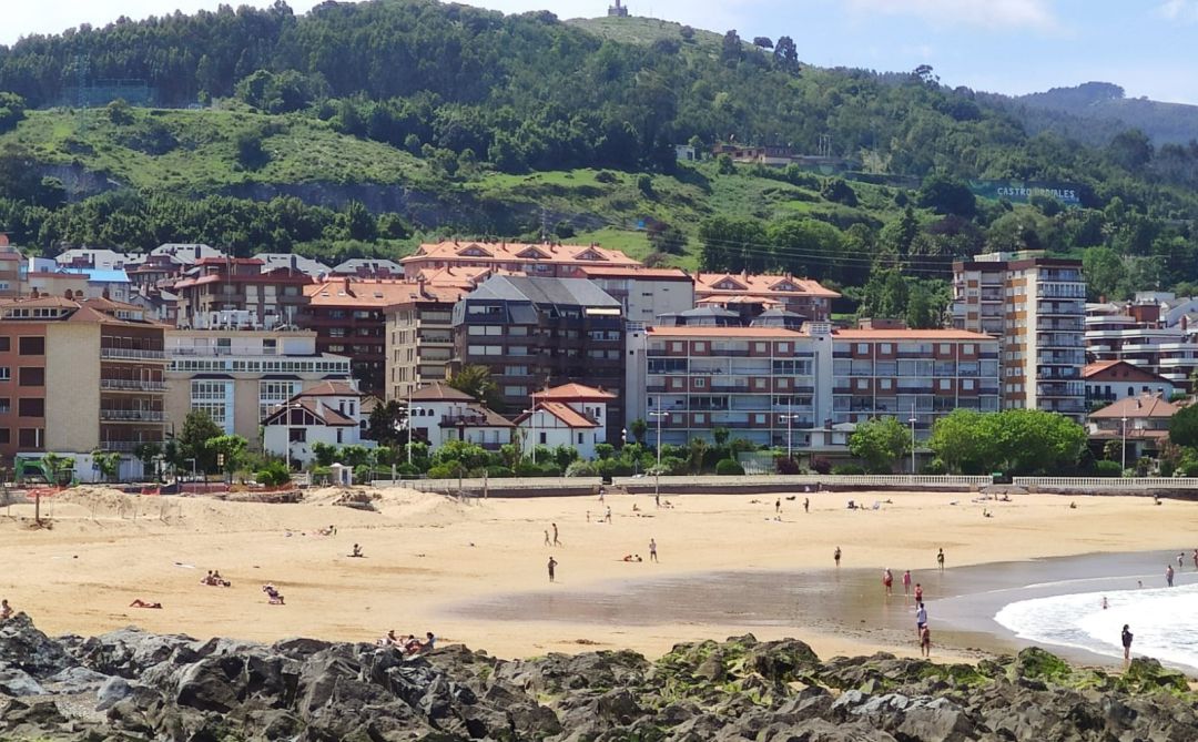 Playa de Brazomar. Playa de Brazomar.