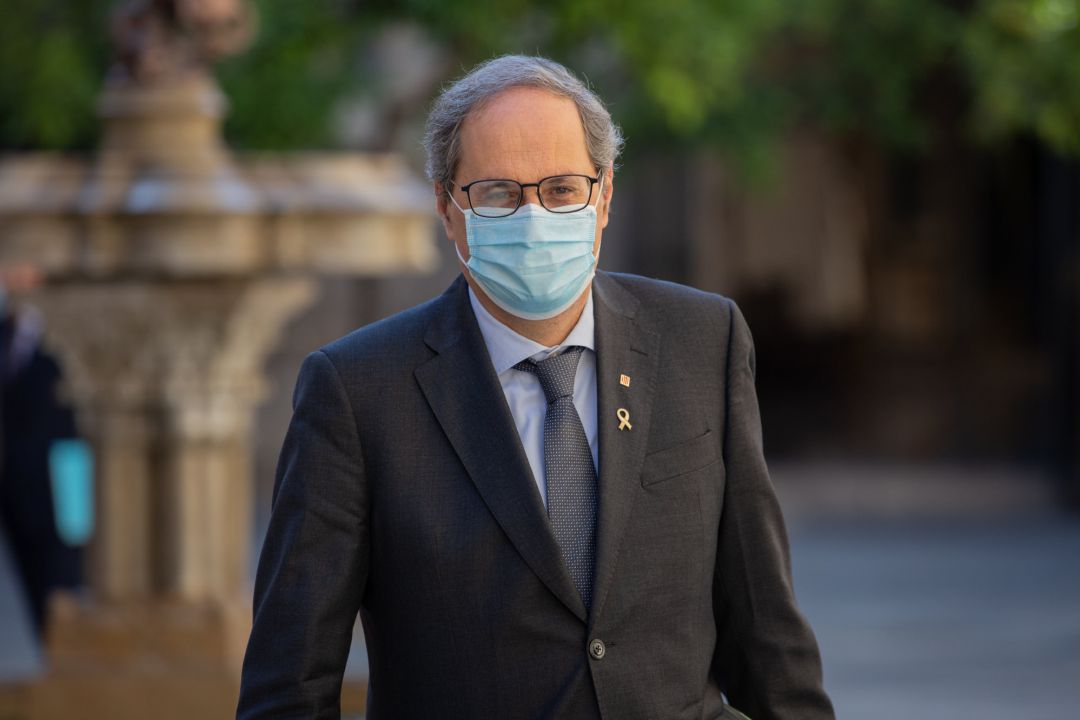 El presidente de la Generalitat, Quim Torra. El presidente de la Generalitat, Quim Torra.