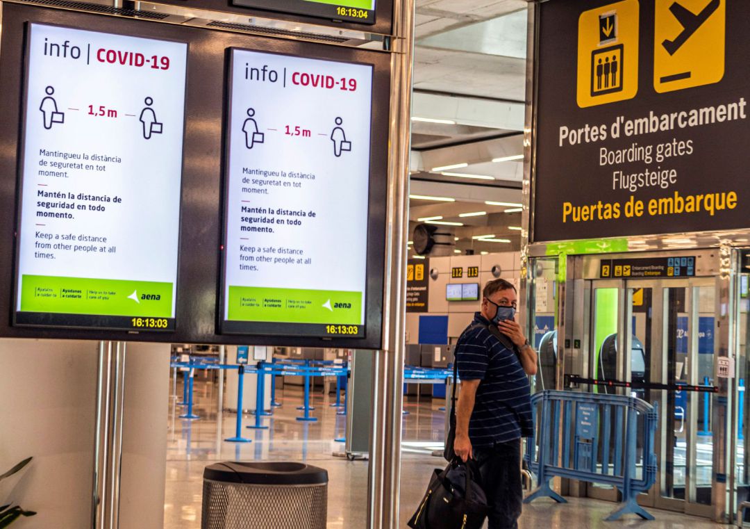 Vista este miércoles del Aeropuerto de Palma de Mallorca, que se prepara para el plan piloto de turismo que comenzará en Baleares el próximo 15 de junio con viajeros procedentes de Alemania. Vista este miércoles del Aeropuerto de Palma de Mallorca, que se prepara para el plan piloto de turismo que comenzará en Baleares el próximo 15 de junio con viajeros procedentes de Alemania.
