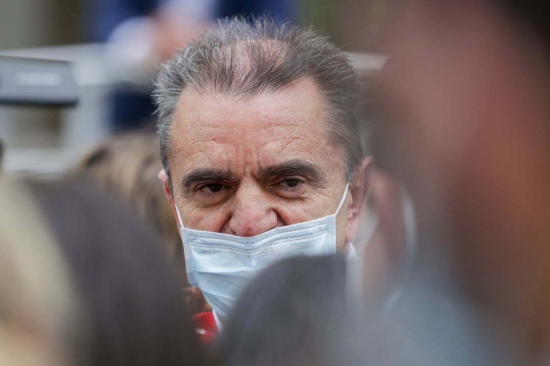 El delegado del Gobierno en Madrid, José Manuel Franco, atiende a los medios de comunicación a su salida tras declarar ante la juez El delegado del Gobierno en Madrid, José Manuel Franco, atiende a los medios de comunicación a su salida tras declarar ante la juez