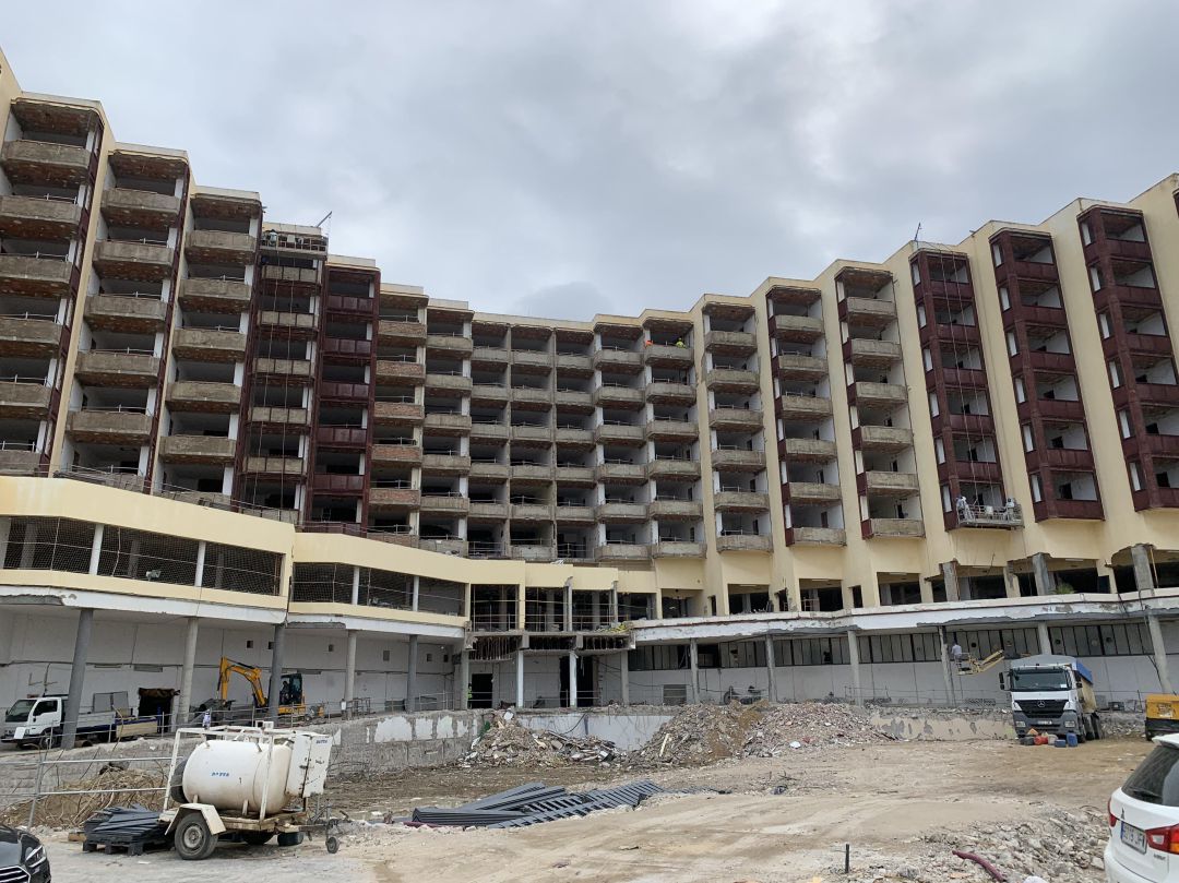 Las obras del hotel de Tiempo Libre avanzan a buen ritmo Las obras del hotel de Tiempo Libre avanzan a buen ritmo